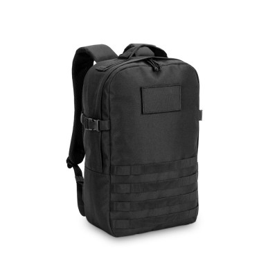 EDINBURGH BPACK. 17'3 Military-style backpack in 600D, high-density recycled polyester and lining in 210D recycled polyester